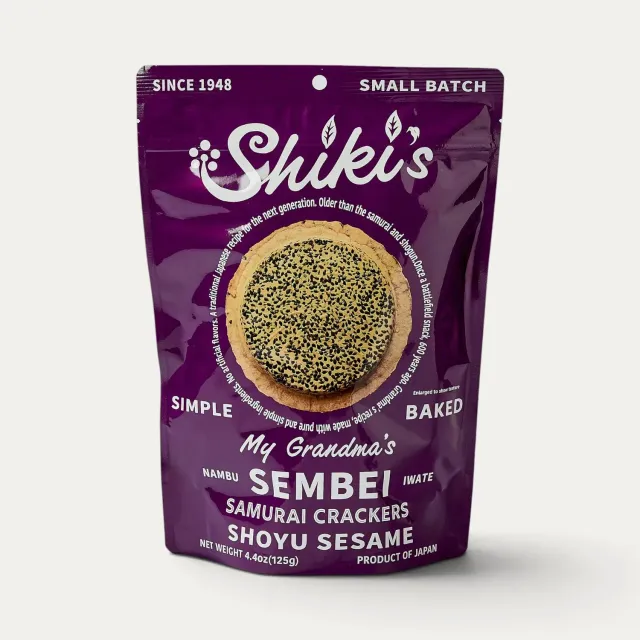 Shiki Nanbu Senbei crackers sésame soja 125g