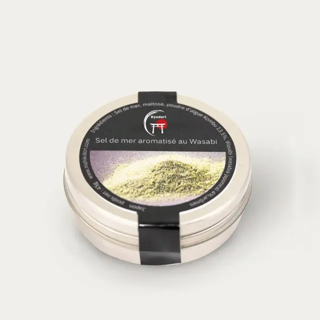 Nishikidori Sel marin au wasabi 45 g force verte