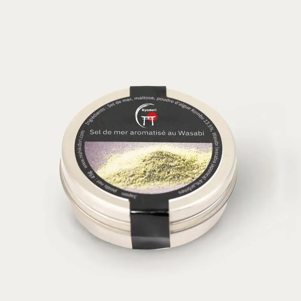 Nishikidori Sel marin au wasabi 45 g force verte