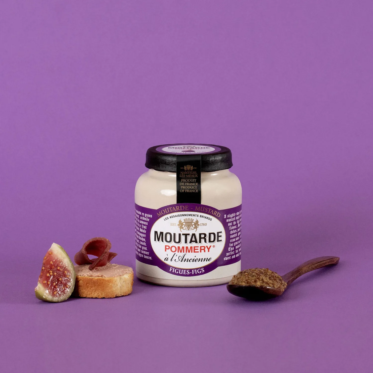 Pommery moutarde aux figues 100g en grains