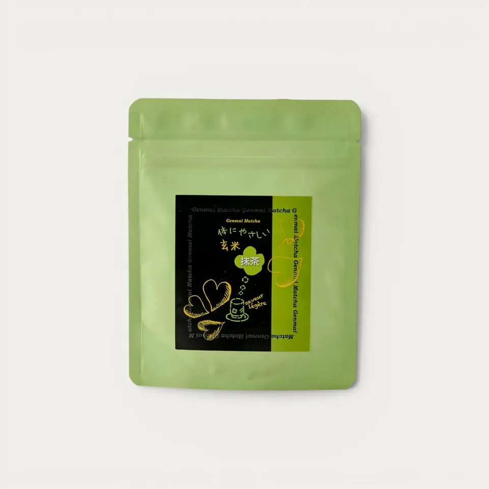 Nishikidori matcha genmai thé vert 40g riz grillé