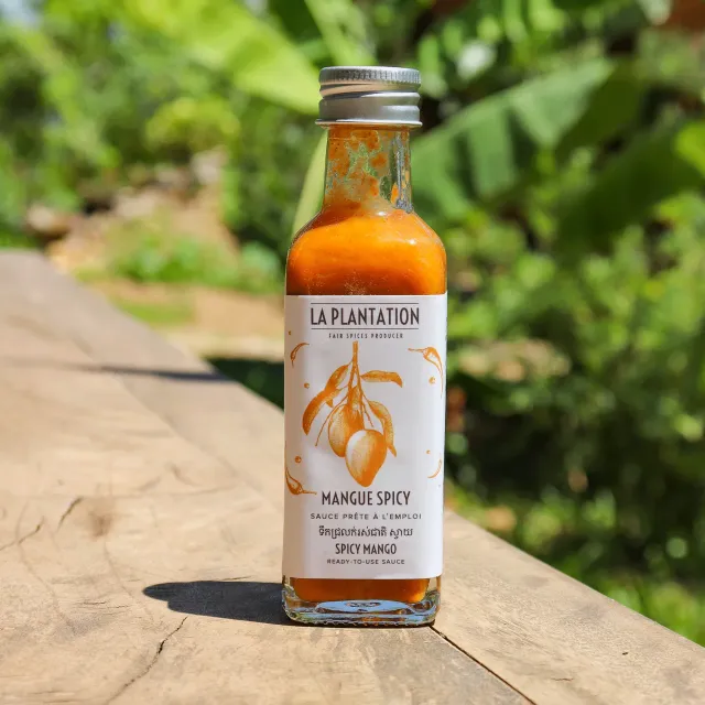 La Plantation Sauce Mangue Spicy sauce fruitée piquante