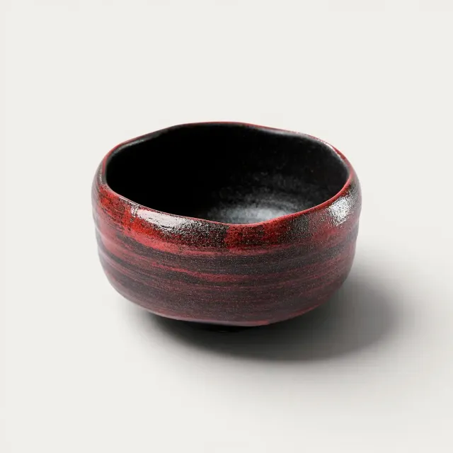 NISHIKIDORI Sikokku Sotoakahakeme bol matcha chawan