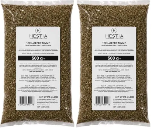 Hestia Herbs Thym grec séché 2x500g moulu