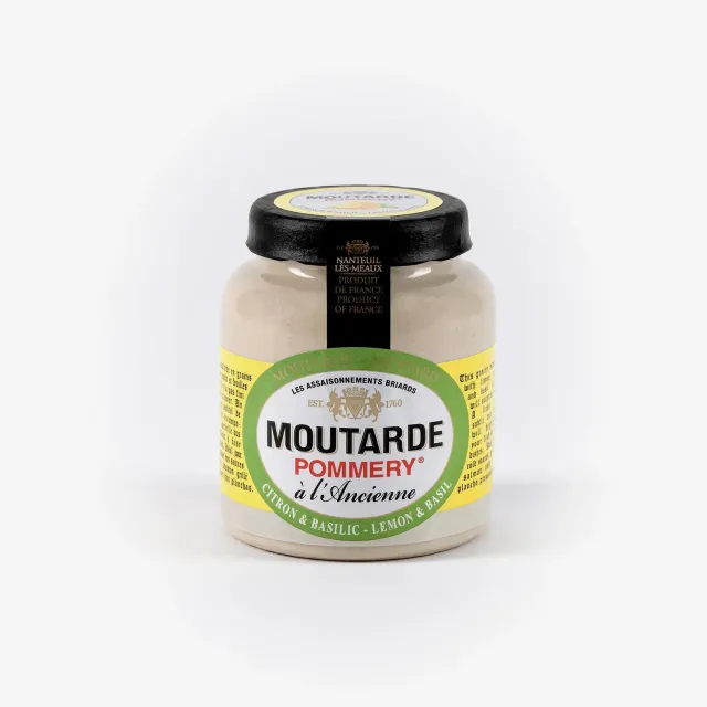 Pommery moutarde citron basilic 100g douce