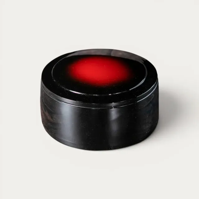 NISHIKIDORI Donburi bol noir et rouge avec couvercle