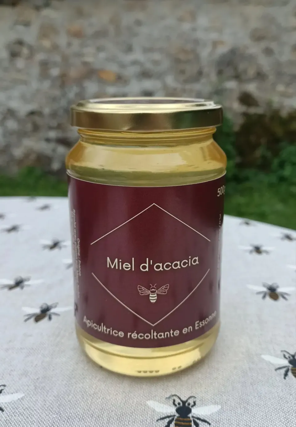 L'Abeille autonome miel d'acacia pot 500g liquide