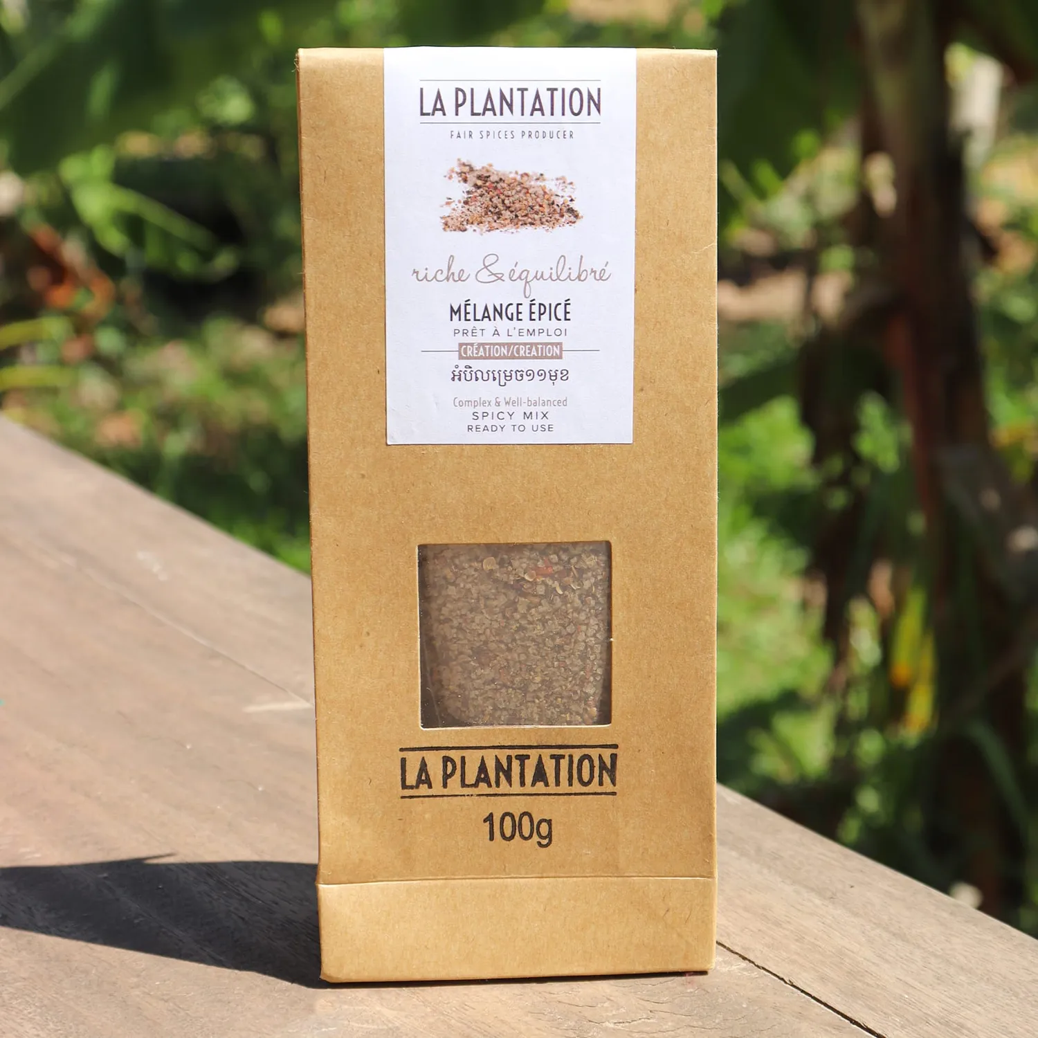 La Plantation Fleur de Sel poivres et épices mélange