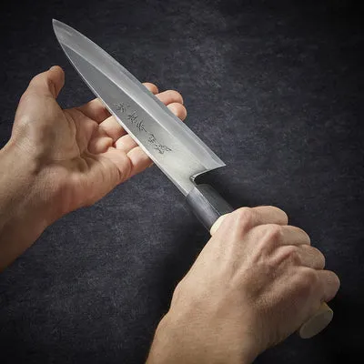 Nishikidori Mioroshi-Deba couteau poisson 210 mm droitier carbone