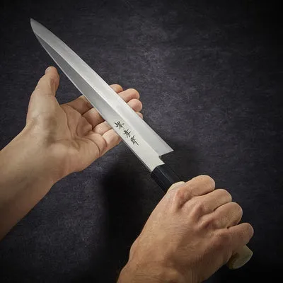 Nishikidori couteau sashimi 270 mm droitier carbone