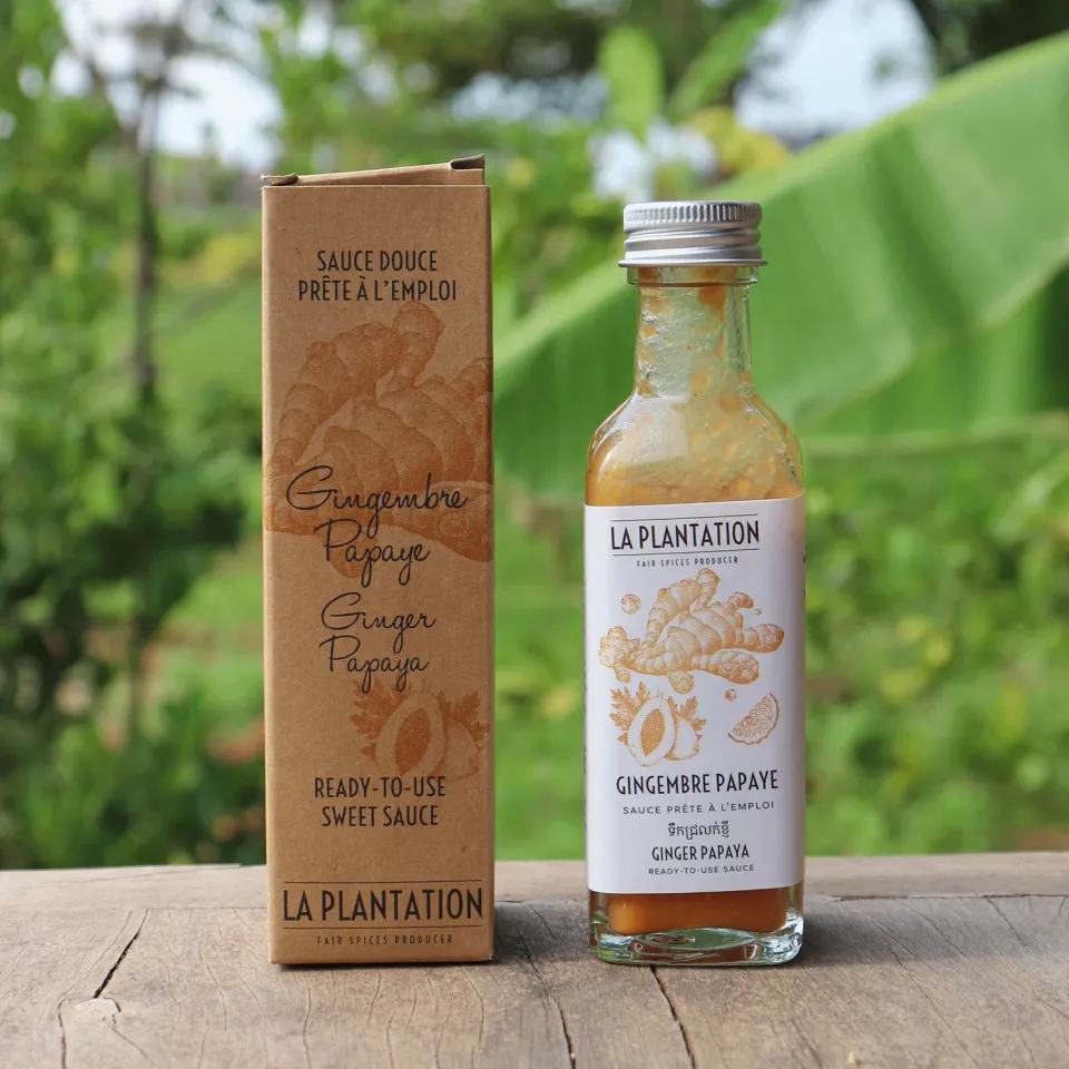 La Plantation sauce gingembre papaye douce