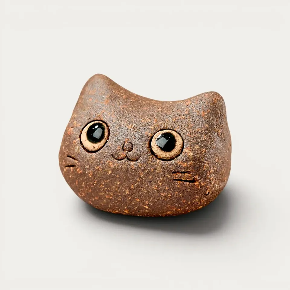 Nishikidori repose-baguettes tete de chat artisanal
