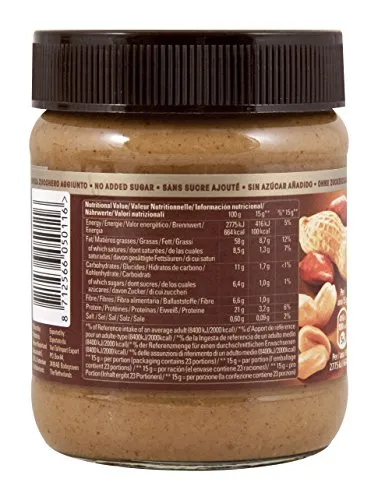 Calvé Beurre de cacahuète lisse 350g sans sucre ajouté