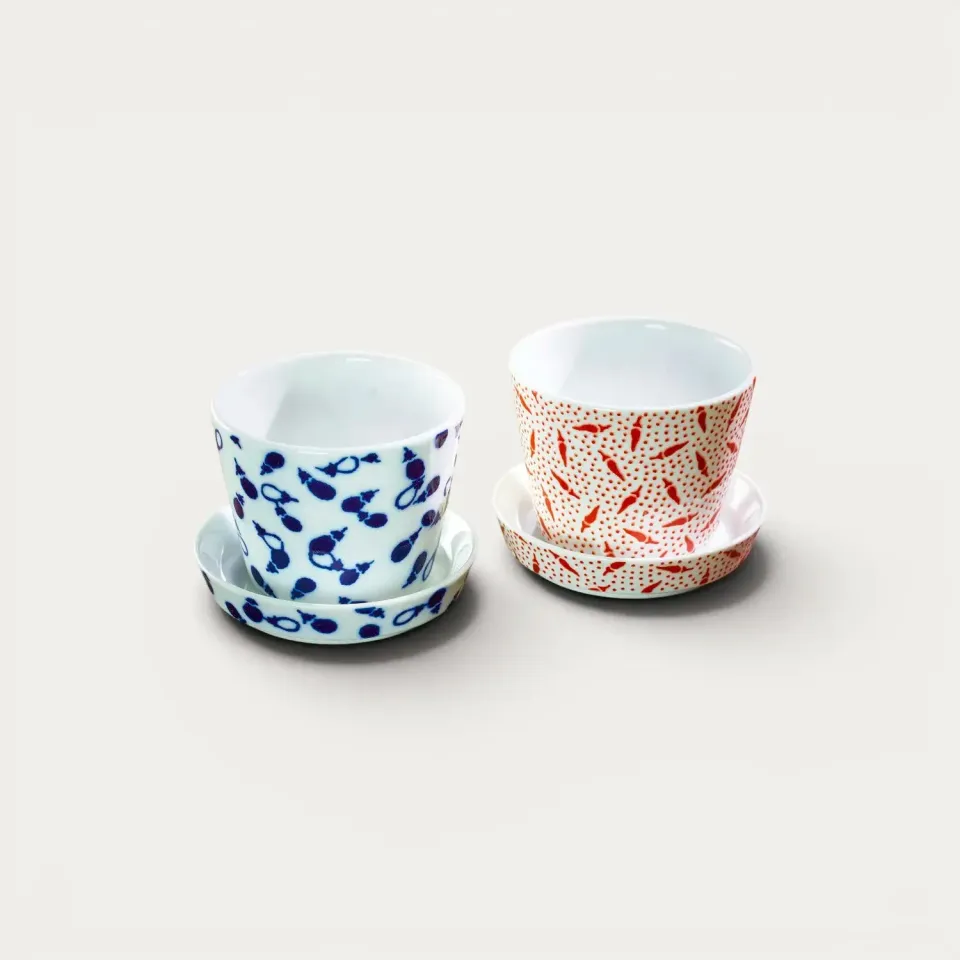 Nishikidori Nikko tasses soba coffret chanvre daimyo 4 pièces