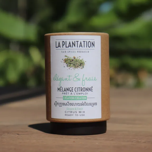 La Plantation Fleur de sel au combava sel citronné