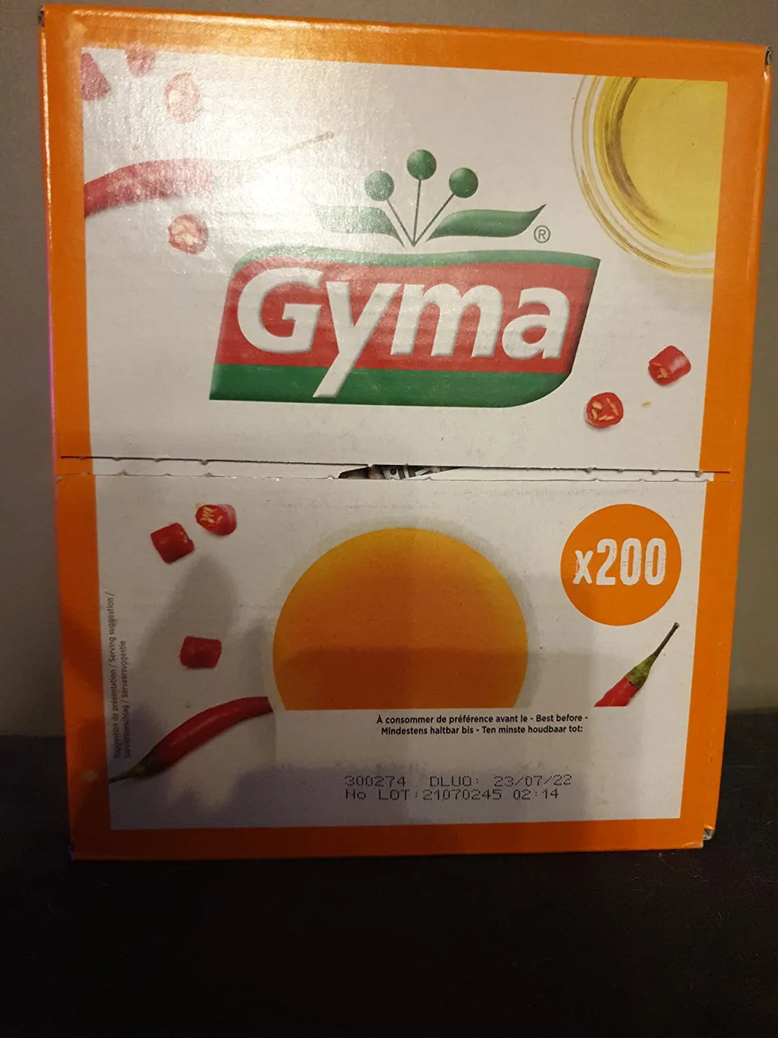 Gyma Sauce Pimentée pizza 200 sticks 4ml