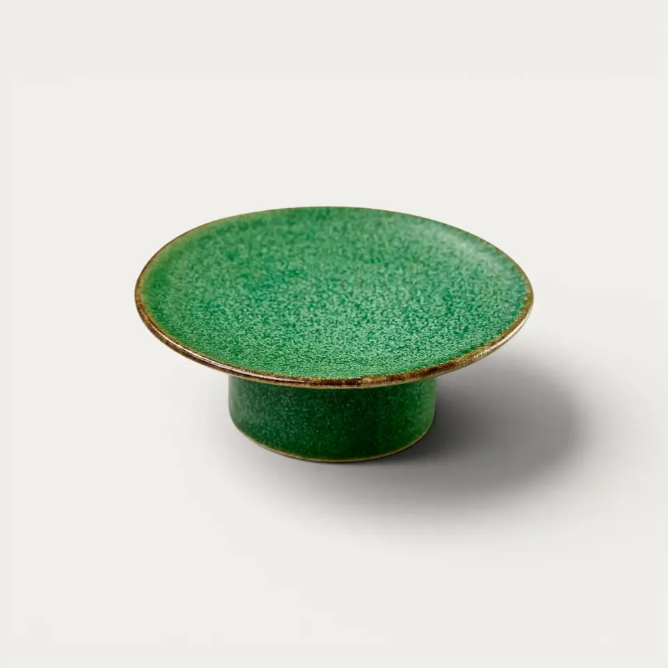 Nishikidori Chinmi coupelle mise en bouche sur pied beige