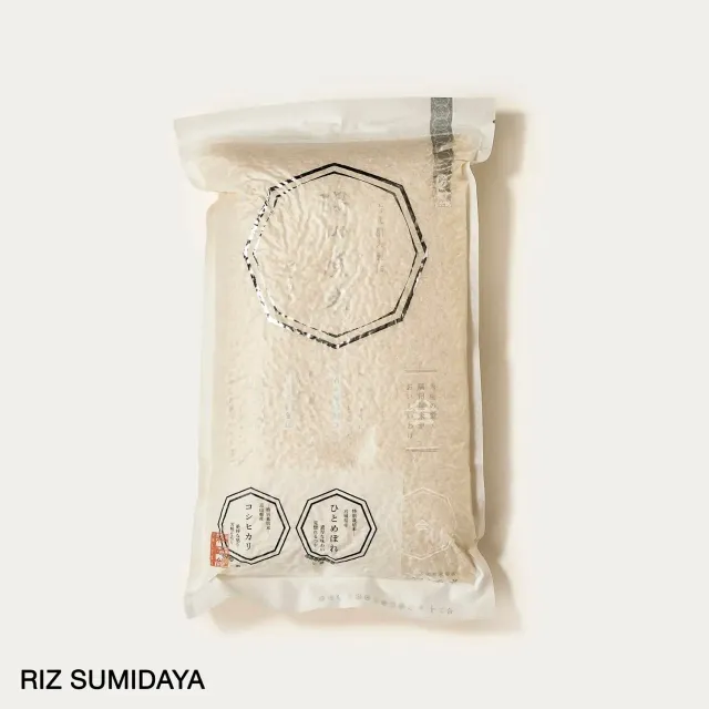 NISHIKIDORI Sumidaya riz repas étiquette argent 1,8 kg